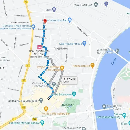 Apartmán Santino's South Studio - Suitable For Travels Novi Sad